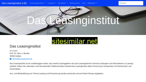 leasinginstitut.de alternative sites