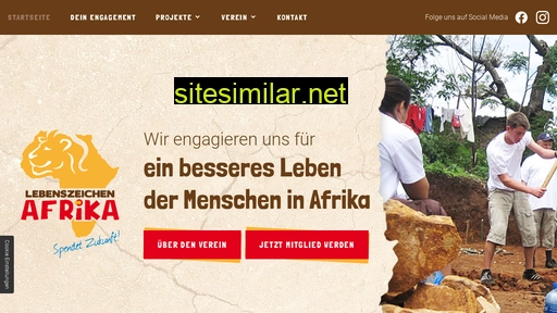 lebenszeichenafrika.de alternative sites
