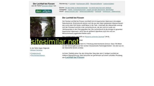 Lechfall similar sites