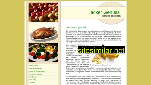 lecker-genuss.de alternative sites