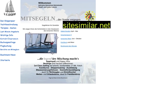 legend-sailing.de alternative sites
