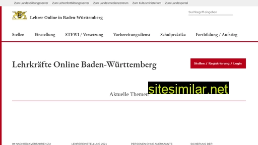lehrer-online-bw.de alternative sites