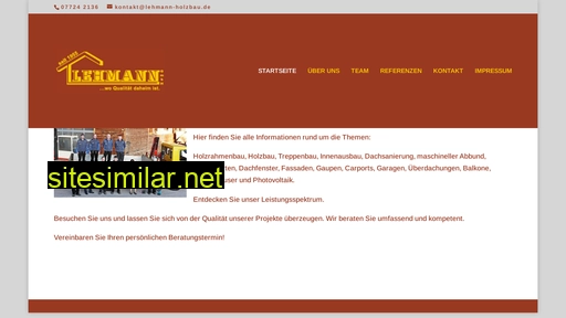 lehmann-holzbau.de alternative sites