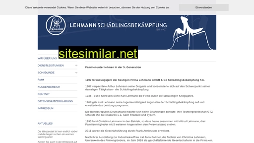 lehmann-hygiene.de alternative sites