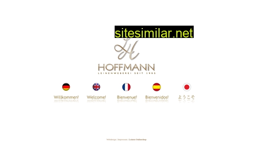 leinenweberei-hoffmann.de alternative sites