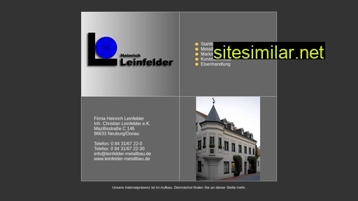 leinfelder-metallbau.de alternative sites