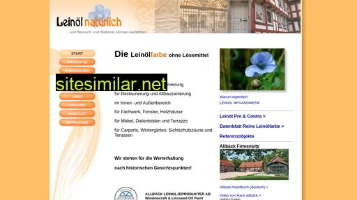 leinoel-natuerlich.de alternative sites