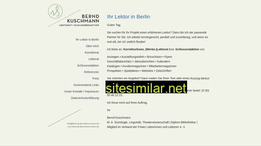 lektorat-bernd-kuschmann.de alternative sites