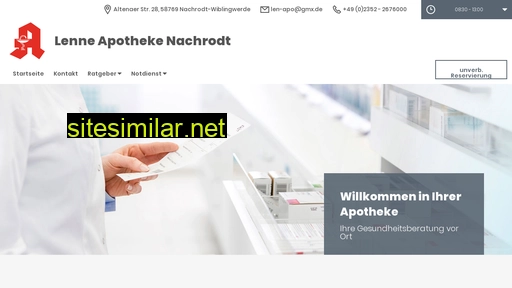 lenne-apotheke-nachrodt.de alternative sites