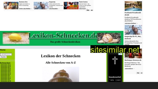 Lexikon-schnecken similar sites