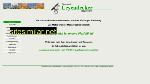 leyendecker-gmbh.de alternative sites