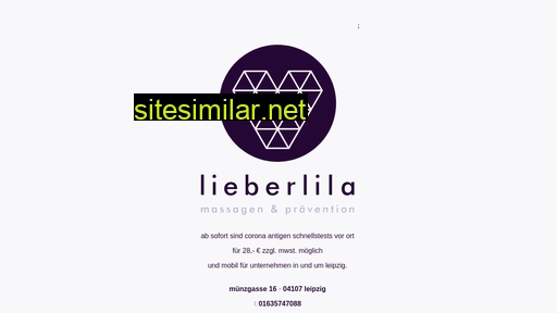 lieberlila.de alternative sites
