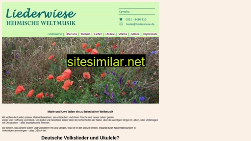 liederwiese.de alternative sites