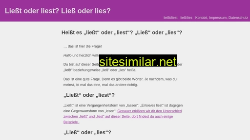 liest-liesst.de alternative sites