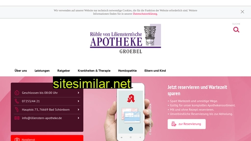 lilienstern-apotheke.de alternative sites