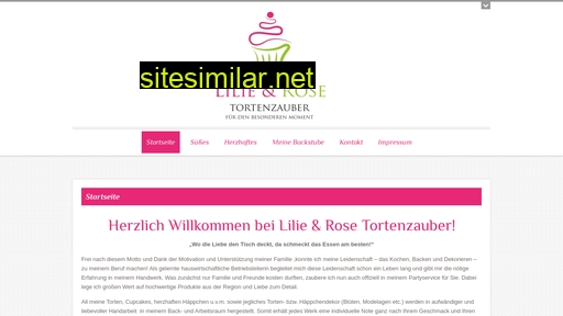 Lilie-rose-tortenzauber similar sites