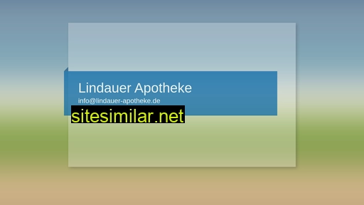 lindauer-apotheke.de alternative sites