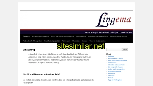 Lingema similar sites