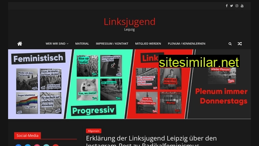 Linksjugend-leipzig similar sites