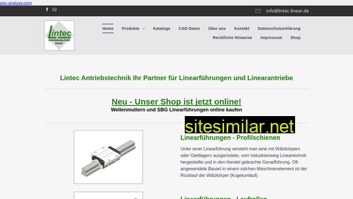 lintec-linear.de alternative sites