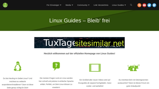 linuxguides.de alternative sites