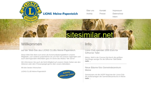 lions-meine-papenteich.de alternative sites