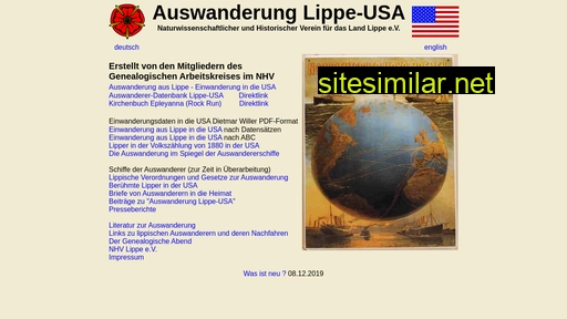 lippe-auswanderer.de alternative sites