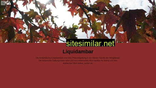 liquidambar.de alternative sites
