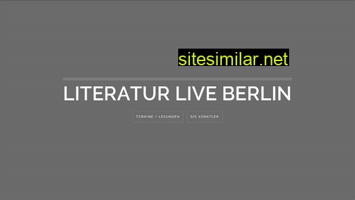 literatur-live-berlin.de alternative sites