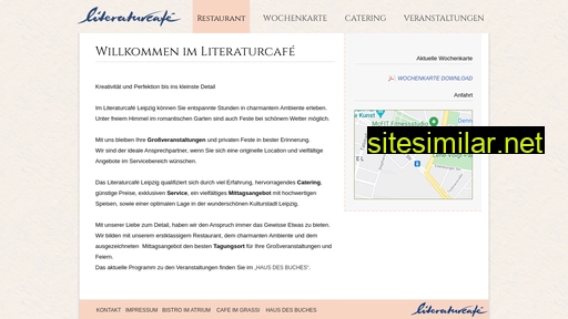 Literaturcafe-leipzig similar sites