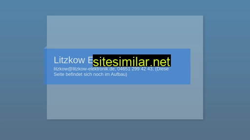 litzkow-elektronik.de alternative sites