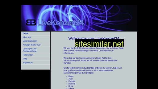 livekonzert24.de alternative sites