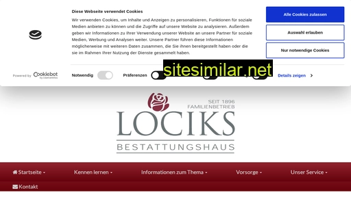 lociks-bestattungshaus.de alternative sites