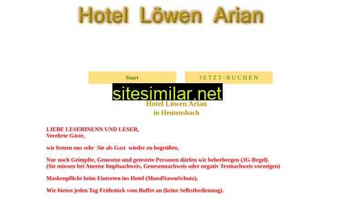 loewen-hotel-arian.de alternative sites