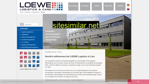 loewe-logistics.de alternative sites