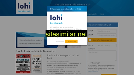 lohnsteuerhilfe-biesenthal.de alternative sites