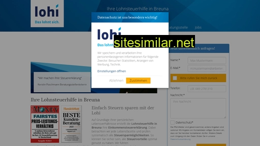 lohnsteuerhilfe-breuna.de alternative sites