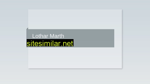 lothar-marth.de alternative sites