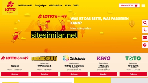 lotto-bayern.de alternative sites