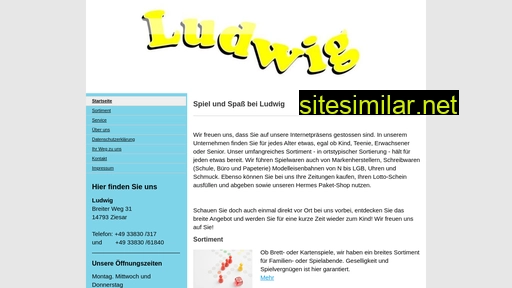 ludwig-ziesar.de alternative sites