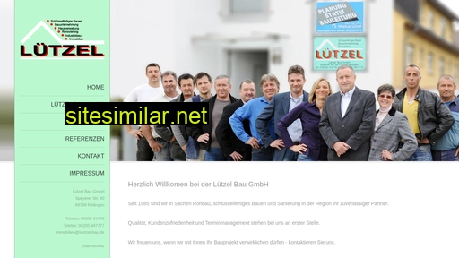 luetzel-bau.de alternative sites