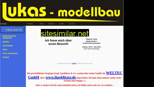 lukas-modellbau.de alternative sites
