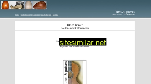 Lutherie similar sites