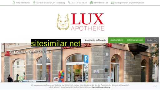 lux-apotheke-leipzig.de alternative sites