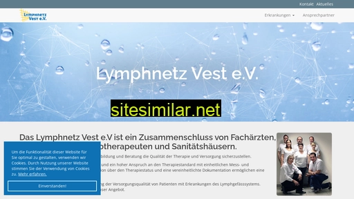 Lymphnetz-vest similar sites