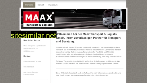 maax-transporte.de alternative sites