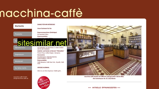 Macchina-caffe similar sites
