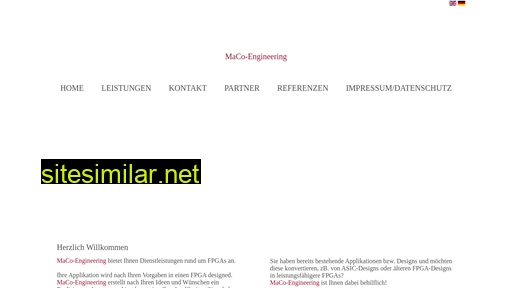 maco-engineering.de alternative sites