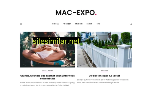mac-expo.de alternative sites