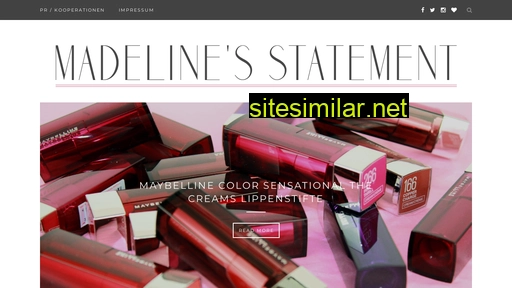 madelines-statement.de alternative sites